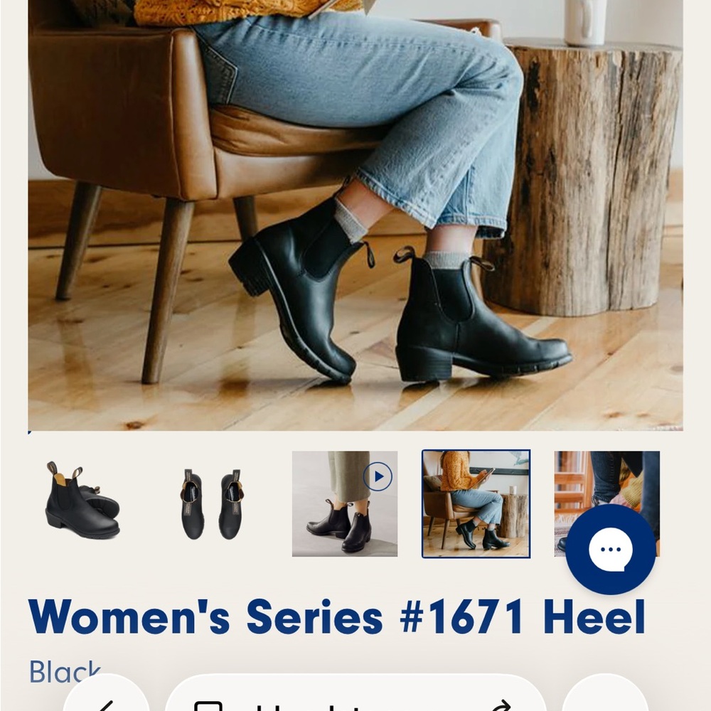 Blundstone women’s heels boot